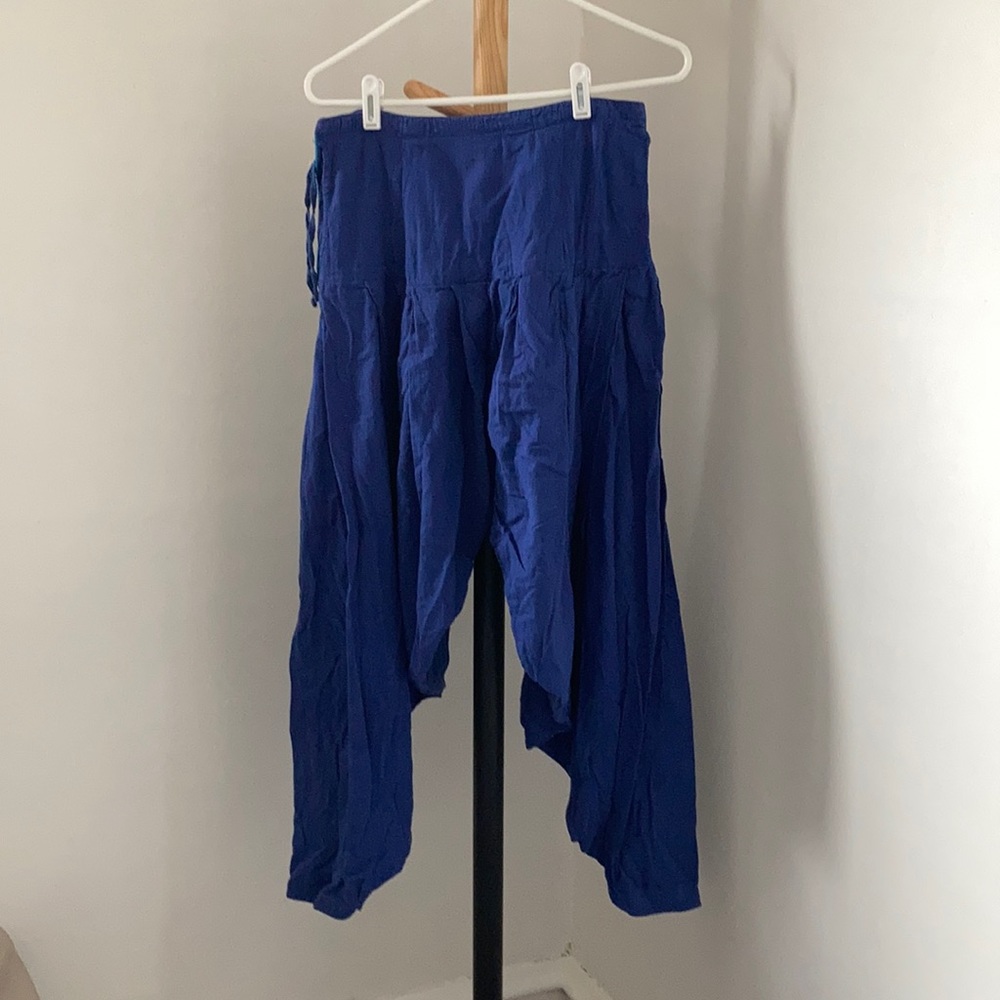 Blue lounge pants from Dhaka
